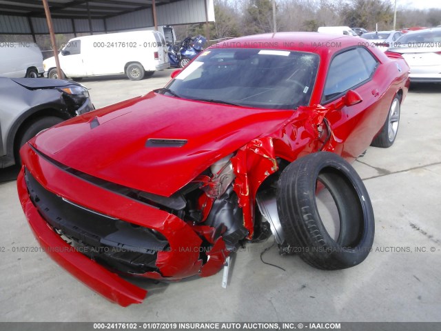 2C3CDZBT2JH208931 - 2018 DODGE CHALLENGER R/T RED photo 6