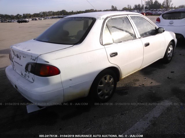 2T1BR12E6WC075233 - 1998 TOYOTA COROLLA VE/CE/LE WHITE photo 4