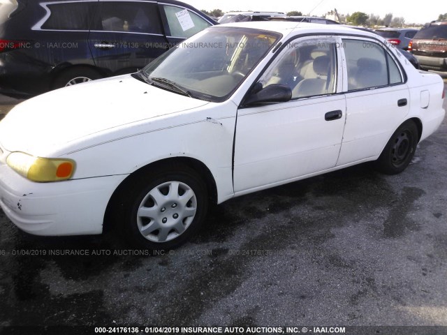 2T1BR12E6WC075233 - 1998 TOYOTA COROLLA VE/CE/LE WHITE photo 6