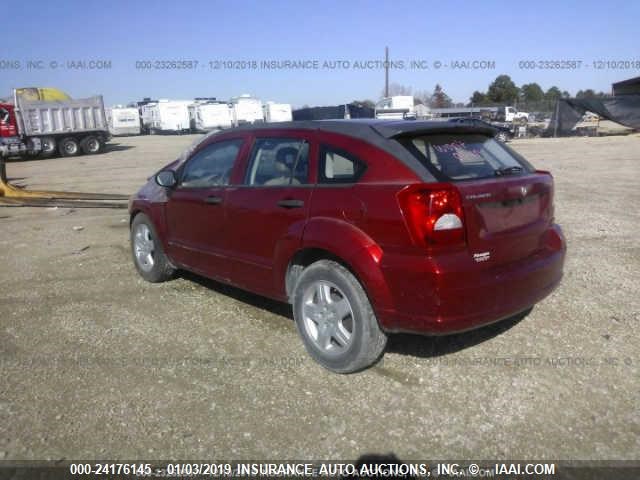 1B3HB48B28D691113 - 2008 DODGE CALIBER SXT RED photo 3