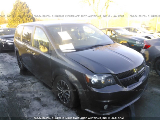 2C4RDGBG3JR221629 - 2018 DODGE GRAND CARAVAN SE GRAY photo 1