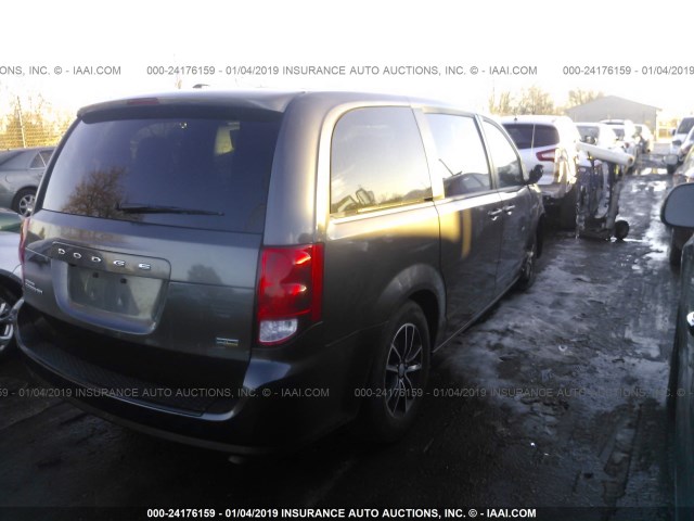 2C4RDGBG3JR221629 - 2018 DODGE GRAND CARAVAN SE GRAY photo 4