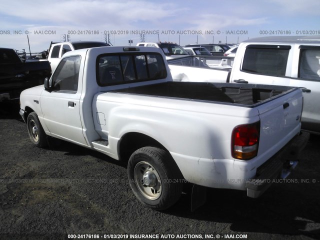 1FTCR10A8VPB54133 - 1997 FORD RANGER WHITE photo 3