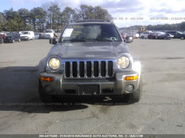 1J4GL58K14W146459 - 2004 JEEP LIBERTY LIMITED GOLD photo 6