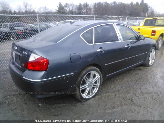 JNKAY01F88M656451 - 2008 INFINITI M35 GRAY photo 4