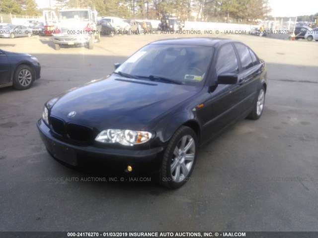 WBAAZ33444KP83941 - 2004 BMW 325 IS SULEV BLACK photo 2