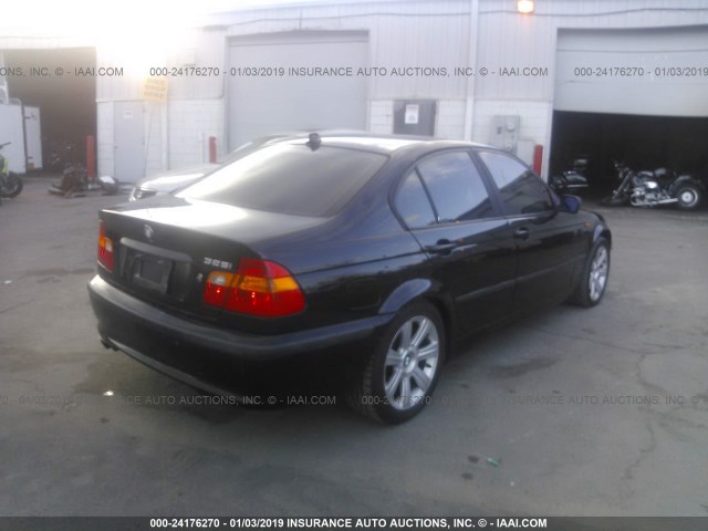 WBAAZ33444KP83941 - 2004 BMW 325 IS SULEV BLACK photo 4