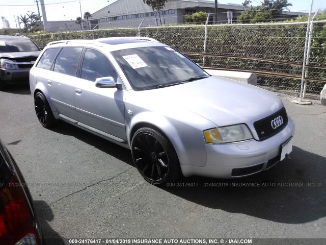 WAUXU64B12N081577 - 2002 AUDI S6 AVANT QUATTRO SILVER photo 1