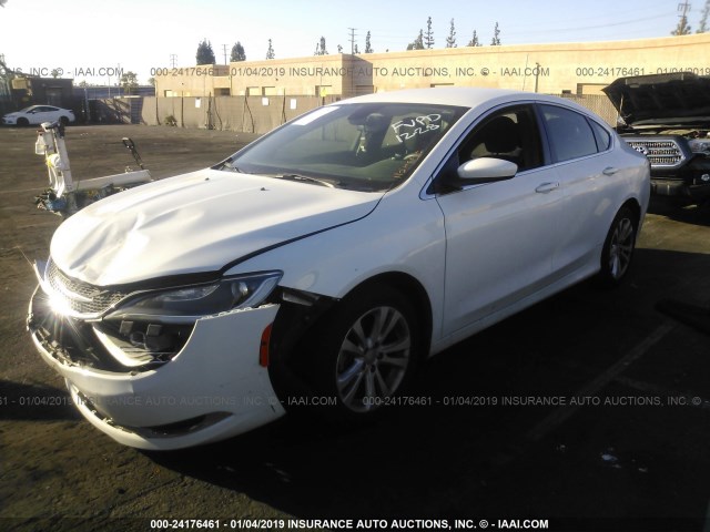 1C3CCCAB9GN150065 - 2016 CHRYSLER 200 LIMITED WHITE photo 2