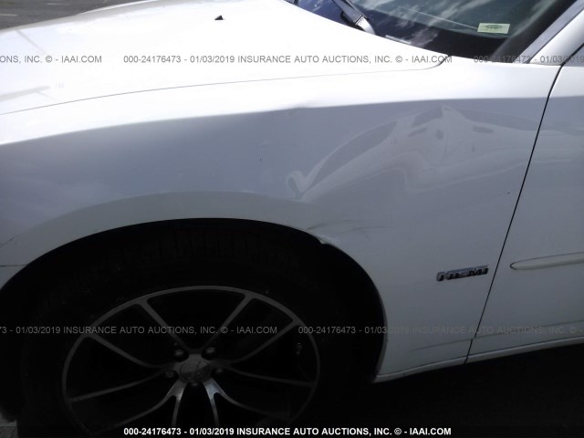 2B3KA53H37H626217 - 2007 DODGE CHARGER R/T WHITE photo 6