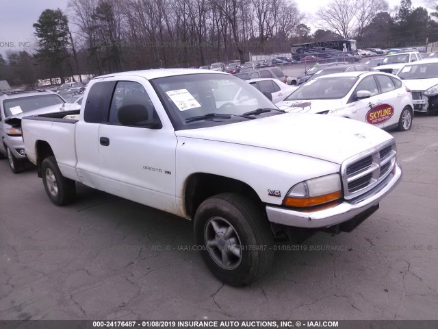 1B7GG23X3VS132857 - 1997 DODGE DAKOTA WHITE photo 1