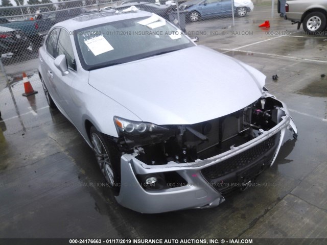 JTHBF1D20F5044423 - 2015 LEXUS IS 250 SILVER photo 1