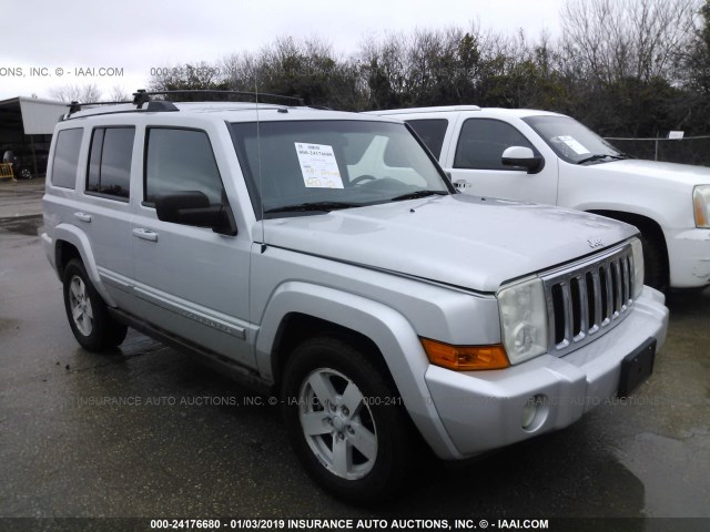 1J8HG58N88C182819 - 2008 JEEP COMMANDER LIMITED SILVER photo 1