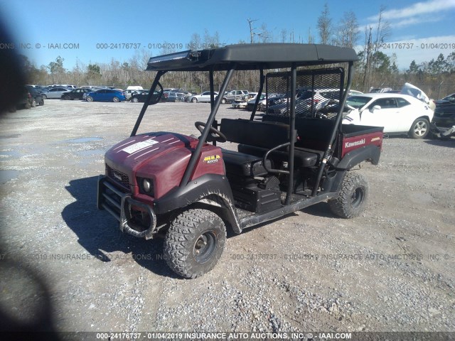 JK1AFCR12EB520402 - 2014 KAWASAKI KAF620 R MAROON photo 2