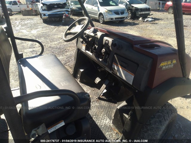 JK1AFCR12EB520402 - 2014 KAWASAKI KAF620 R MAROON photo 5