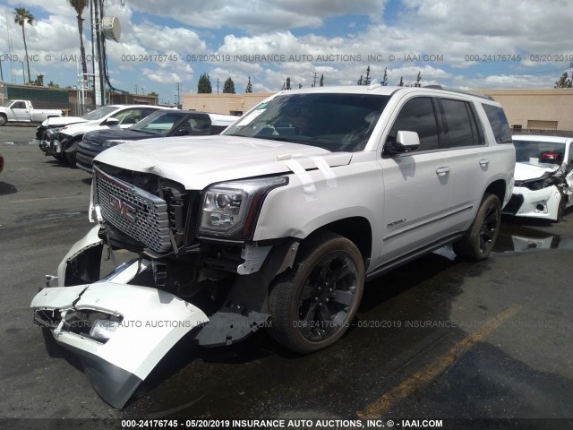 1GKS2CKJ9HR273413 - 2017 GMC YUKON DENALI WHITE photo 2