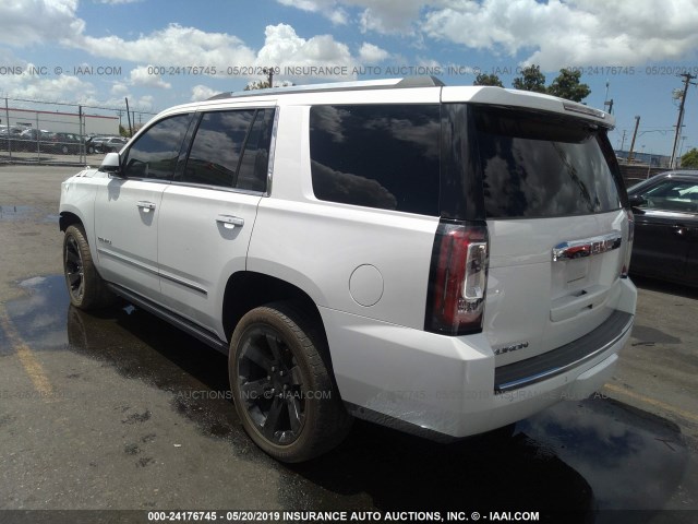 1GKS2CKJ9HR273413 - 2017 GMC YUKON DENALI WHITE photo 3