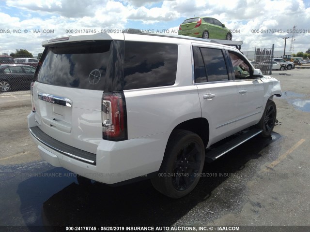 1GKS2CKJ9HR273413 - 2017 GMC YUKON DENALI WHITE photo 4