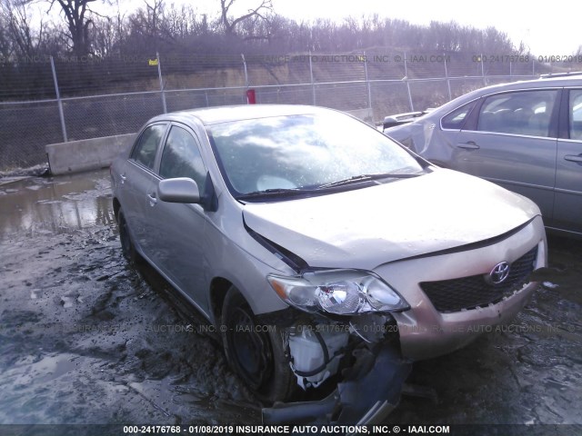 1NXBU4EE7AZ184691 - 2010 TOYOTA COROLLA S/LE/XLE GOLD photo 1