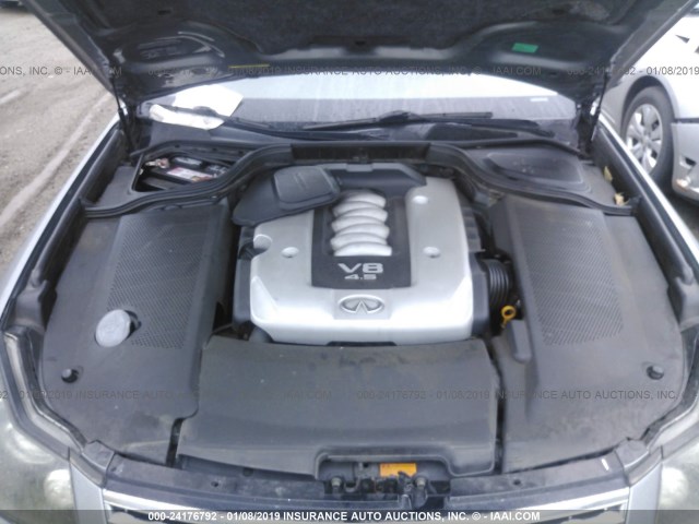 JNKBY01E27M400087 - 2007 INFINITI M45 SPORT SILVER photo 9