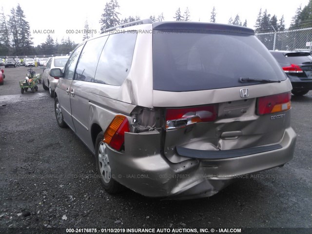 5FNRL18993B138777 - 2003 HONDA ODYSSEY EXL GOLD photo 3