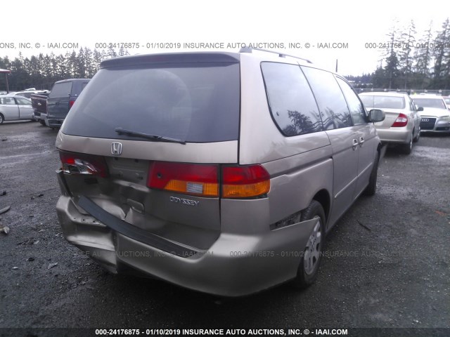 5FNRL18993B138777 - 2003 HONDA ODYSSEY EXL GOLD photo 4