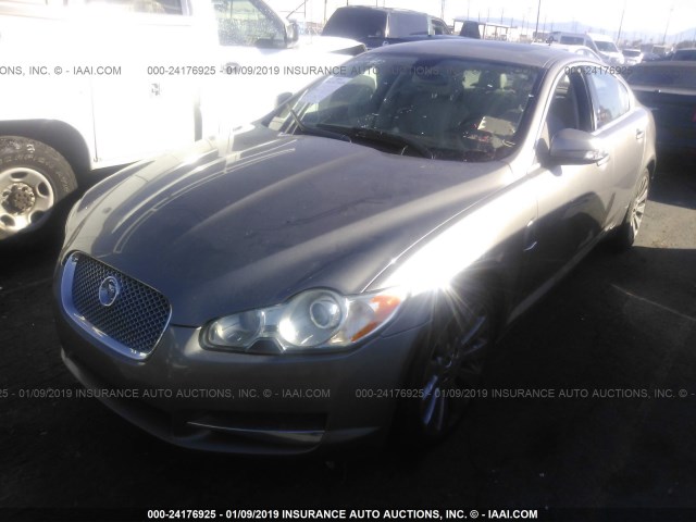 SAJWA05BX9HR10014 - 2009 JAGUAR XF LUXURY GRAY photo 2