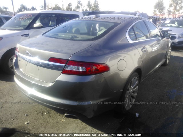 SAJWA05BX9HR10014 - 2009 JAGUAR XF LUXURY GRAY photo 4