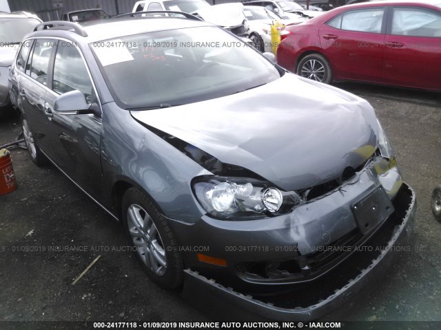 3VWPL7AJ1DM695725 - 2013 VOLKSWAGEN JETTA TDI GRAY photo 1