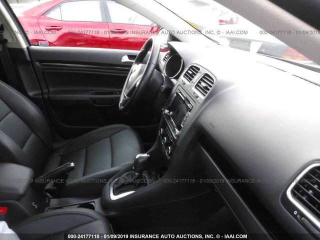 3VWPL7AJ1DM695725 - 2013 VOLKSWAGEN JETTA TDI GRAY photo 5