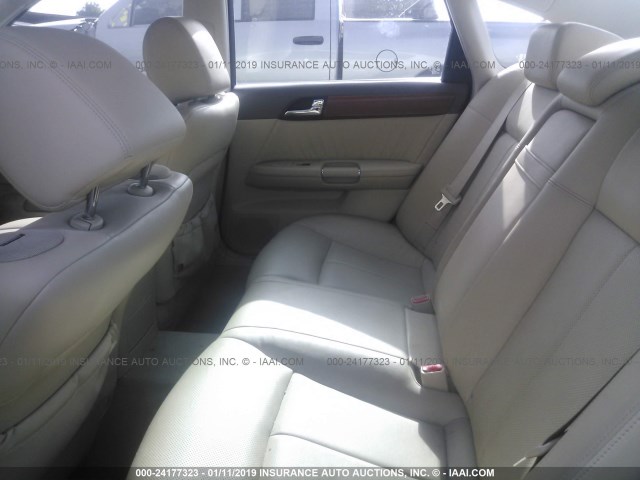 JNKBY01E57M400892 - 2007 INFINITI M45 SPORT WHITE photo 8