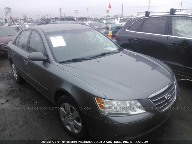 5NPET46C79H541035 - 2009 HYUNDAI SONATA GLS GRAY photo 1