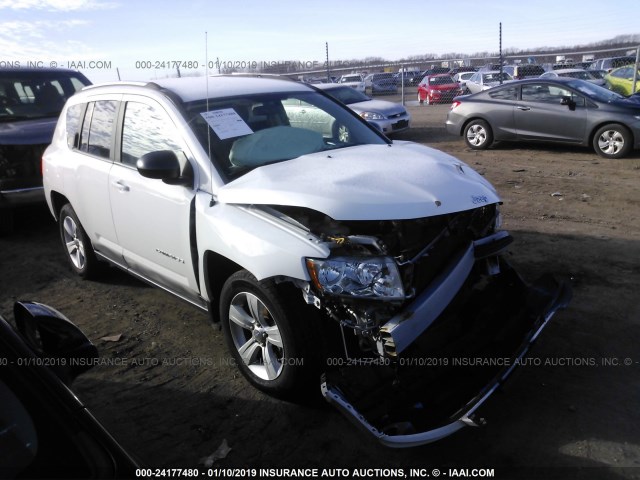 1J4NT1FA7BD139180 - 2011 JEEP COMPASS SPORT WHITE photo 1