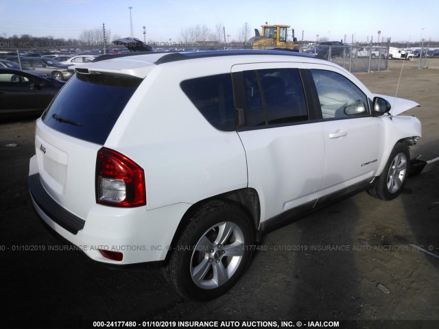 1J4NT1FA7BD139180 - 2011 JEEP COMPASS SPORT WHITE photo 4