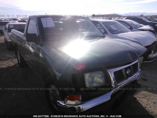 1N6DD21S9WC309942 - 1998 NISSAN FRONTIER XE GREEN photo 1
