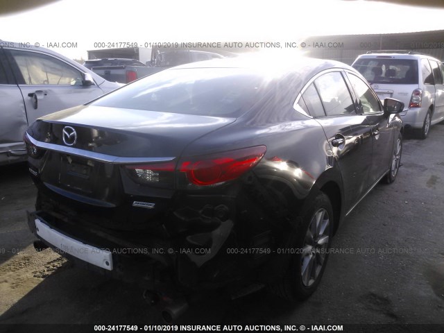 JM1GJ1U69E1123586 - 2014 MAZDA 6 SPORT BLACK photo 4