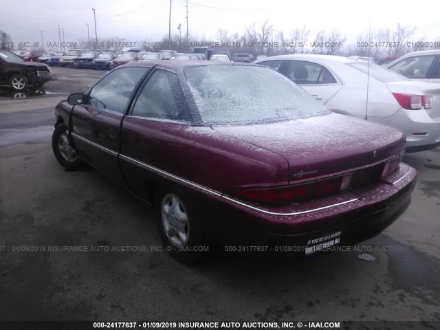 1G4NJ12T2VC452632 - 1997 BUICK SKYLARK CUSTOM/LIMITED RED photo 3