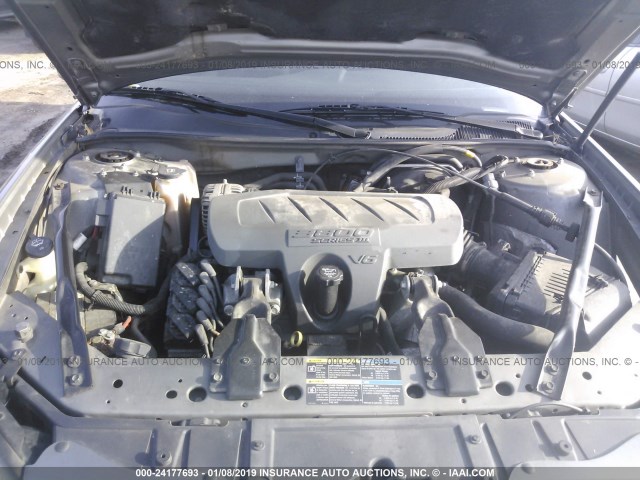 2G2WP552771225340 - 2007 PONTIAC GRAND PRIX ნაცრისფერი ფოტო 10