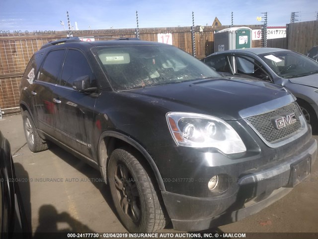 1GKEV33798J115899 - 2008 GMC ACADIA SLT-2 BLACK photo 1