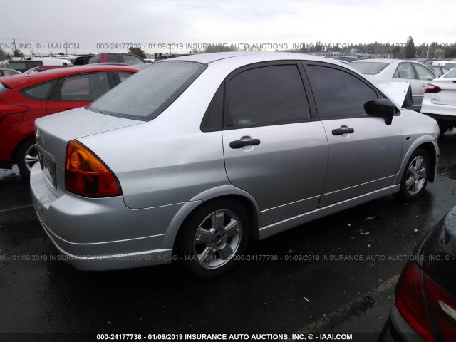 JS2RA41S025103992 - 2002 SUZUKI AERIO S/GS SILVER photo 4