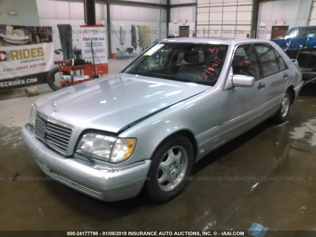 WDBGA57G0WA398596 - 1998 MERCEDES-BENZ S 600 SILVER photo 2