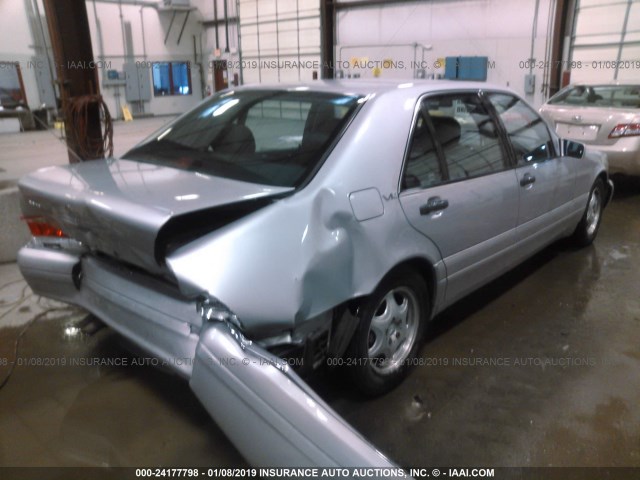 WDBGA57G0WA398596 - 1998 MERCEDES-BENZ S 600 SILVER photo 4