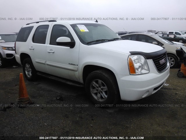 1GKFC13J27R140248 - 2007 GMC YUKON WHITE photo 1