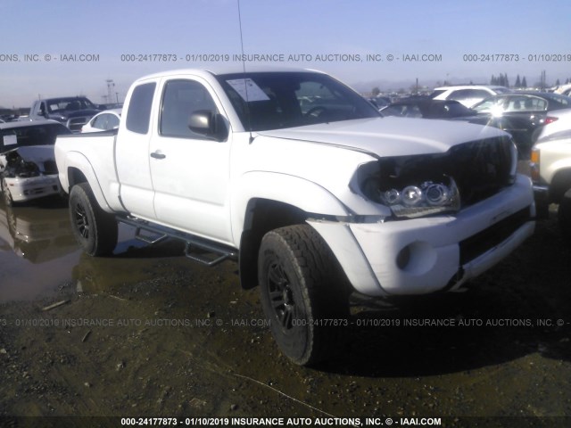 5TETU62N47Z396666 - 2007 TOYOTA TACOMA PRERUNNER ACCESS CAB WHITE photo 1