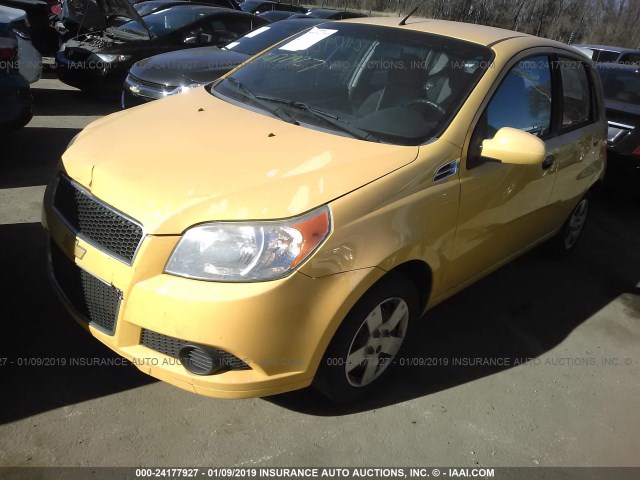 KL1TD6DE6BB125819 - 2011 CHEVROLET AVEO LS/LT YELLOW photo 2