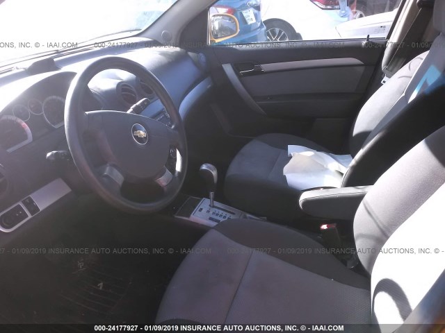 KL1TD6DE6BB125819 - 2011 CHEVROLET AVEO LS/LT YELLOW photo 5