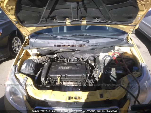 KL1TD6DE6BB125819 - 2011 CHEVROLET AVEO LS/LT YELLOW photo 6