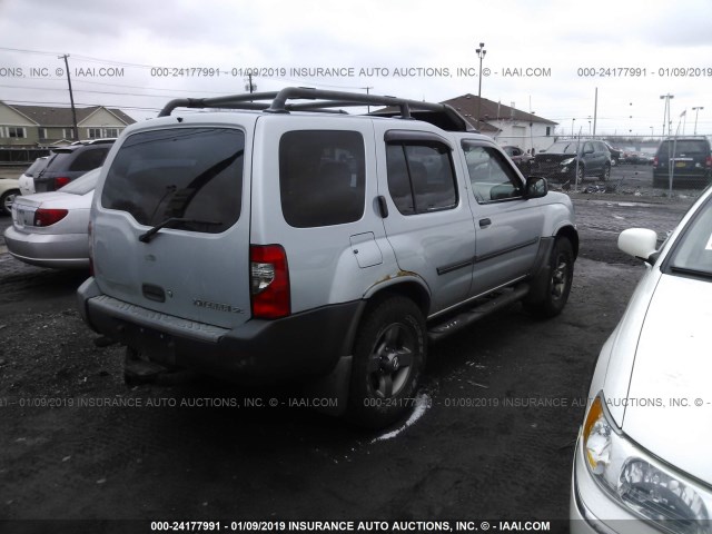 5N1ED28Y93C666238 - 2003 NISSAN XTERRA XE/SE SILVER photo 4