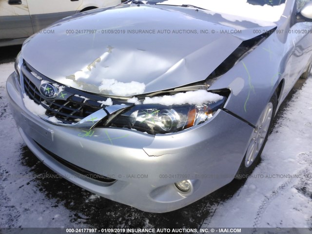 JF1GH61659H814615 - 2009 SUBARU IMPREZA 2.5I SILVER photo 6