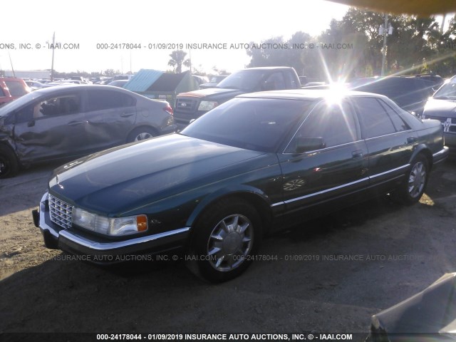 1G6KS52Y0VU813411 - 1997 CADILLAC SEVILLE SLS GREEN photo 2